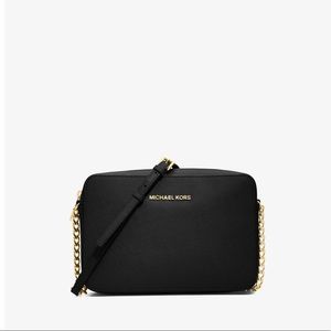 Michael Kors Jet Set Large Leather Crossbody